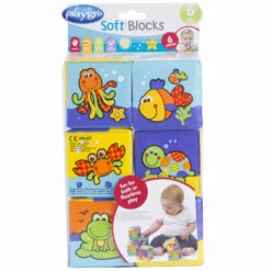 Playgro Zachte Blokken Waterdieren - Paars -Speelgoed Verkoop 1199883 2cfe1437