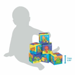 Playgro Zachte Blokken Waterdieren - Paars -Speelgoed Verkoop 1199883 ca9307e8