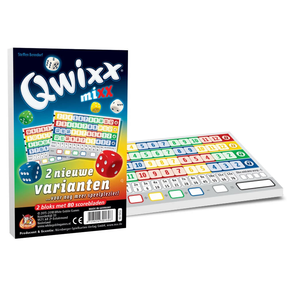 Qwixx Mixx Spel 1 Qwixx Mixx Spel