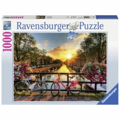 Ravensburger Puzzel Fietsen In Amsterdam - 1000 Stukjes