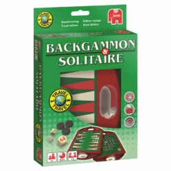 Jumbo Backgammon & Solitaire Reisspel