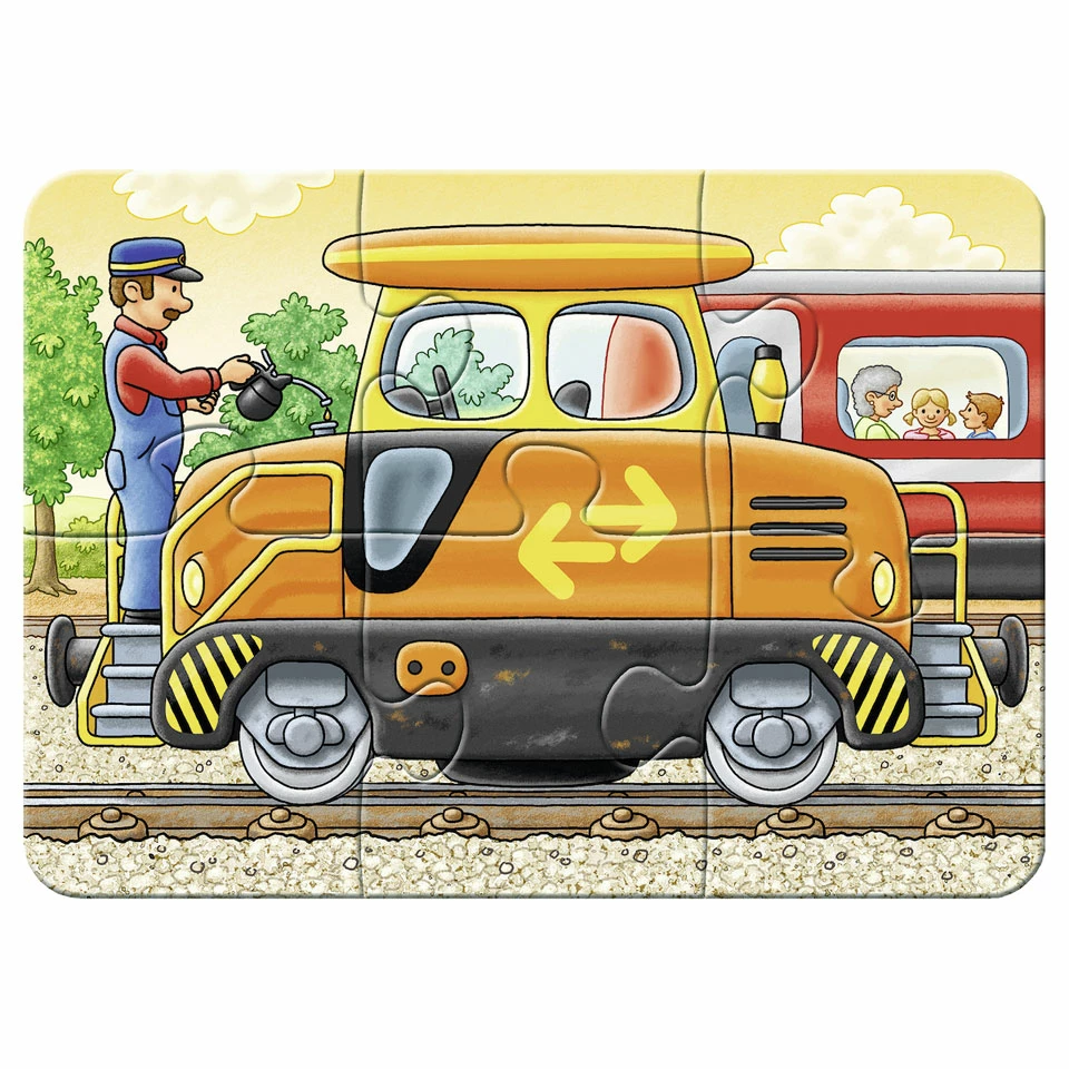 Ravensburger Mijn Eerste Puzzels Puzzelset Op Het Werk - 2 + 4 + 6 + 8 Stukjes 4 Ravensburger Mijn Eerste Puzzels Puzzelset Op Het Werk - 2 + 4 + 6 + 8 Stukjes - Afbeelding 4