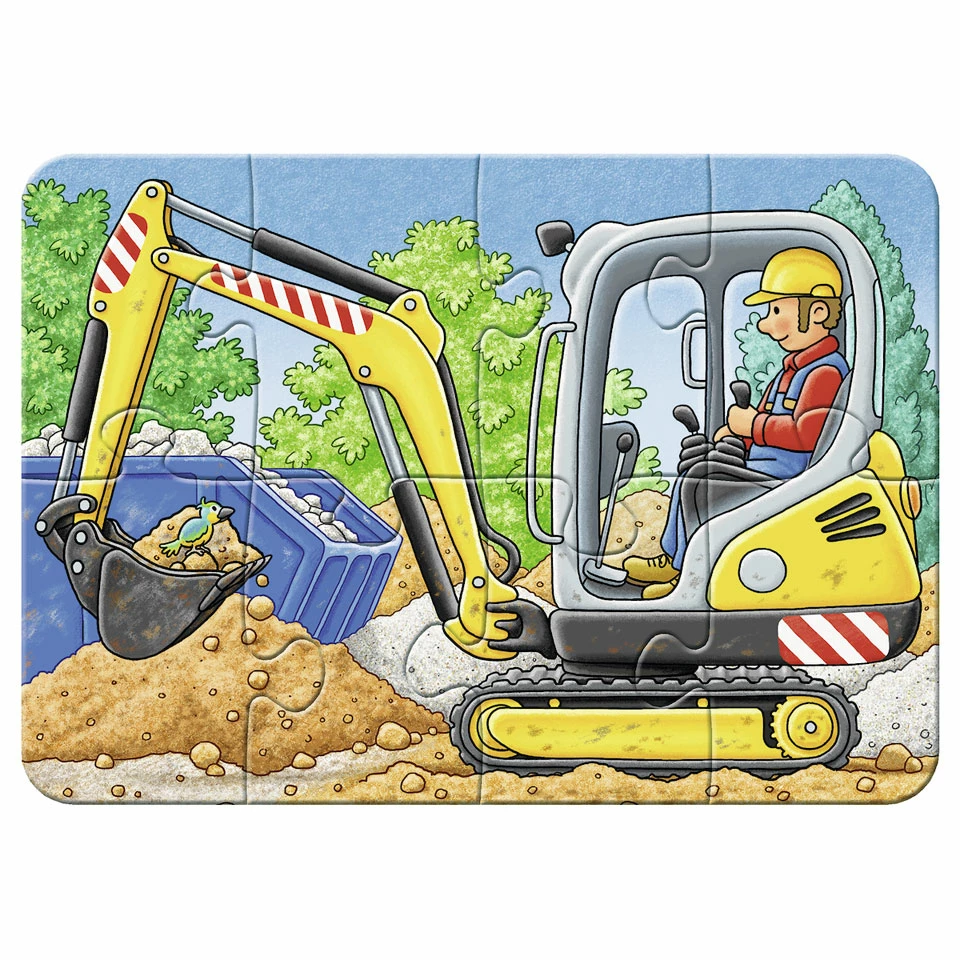 Ravensburger Mijn Eerste Puzzels Puzzelset Op Het Werk - 2 + 4 + 6 + 8 Stukjes 5 Ravensburger Mijn Eerste Puzzels Puzzelset Op Het Werk - 2 + 4 + 6 + 8 Stukjes - Afbeelding 5