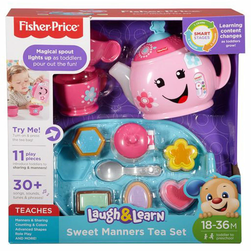 Fisher Price Fisher-Price Theeset Met Licht En Geluid 2 Fisher Price Fisher-Price Theeset Met Licht En Geluid - Afbeelding 2