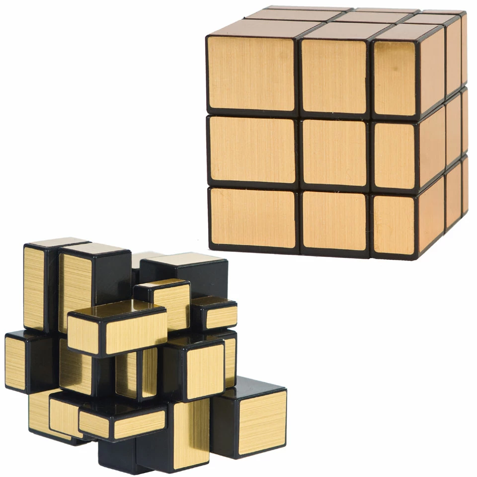 Magic Kubus Puzzel - Goudkleurig 1 Magic Kubus Puzzel - Goudkleurig