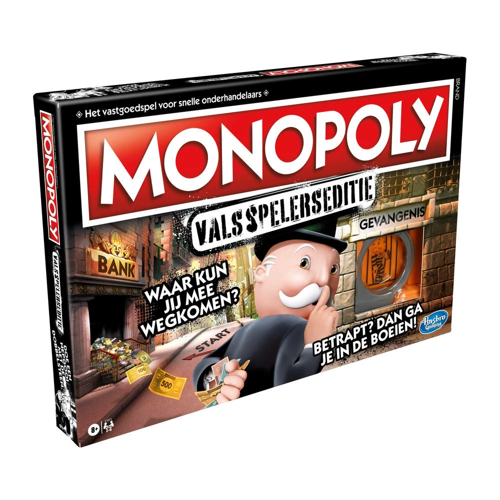 Hasbro Gaming Monopoly Valsspelers Editie 2 Hasbro Gaming Monopoly Valsspelers Editie - Afbeelding 2