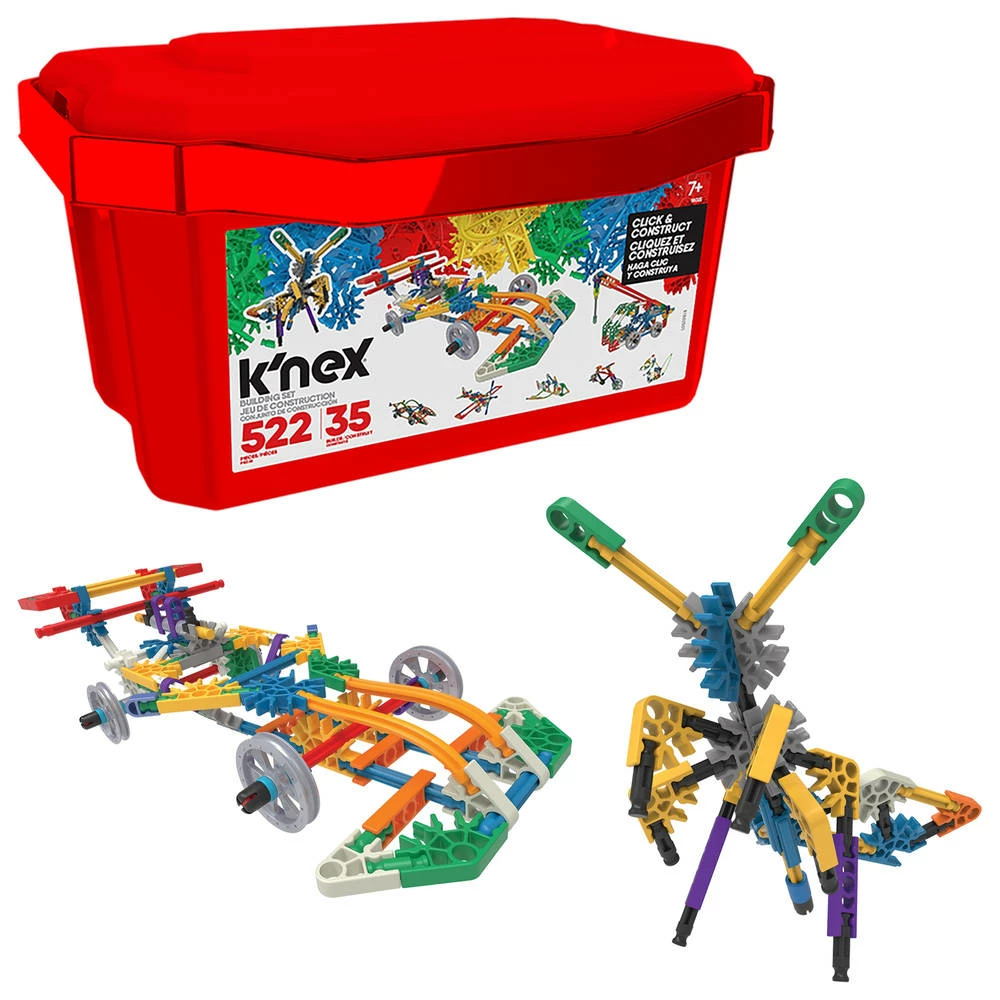 K'NEX Click En Construct Value Bouwset 522-delig 1 K'NEX Click En Construct Value Bouwset 522-delig