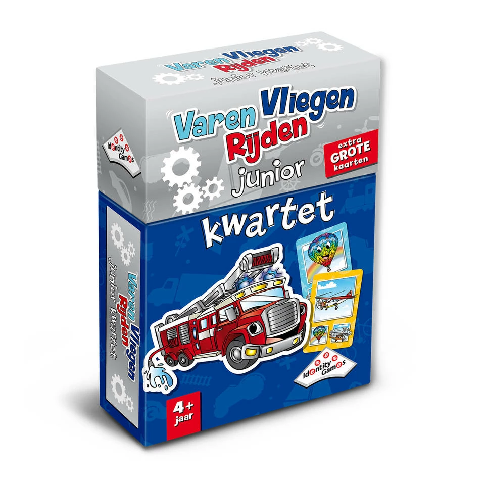 Identity Games Varen Vliegen Rijden Junior Kwartet 2 Identity Games Varen Vliegen Rijden Junior Kwartet - Afbeelding 2