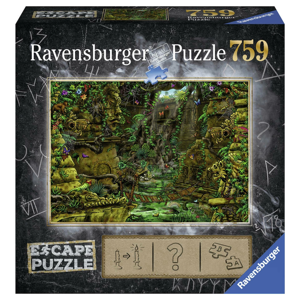 Ravensburger Puzzel Escape 2 Tempel Ankor Wat - 759 Stukjes 1 Ravensburger Puzzel Escape 2 Tempel Ankor Wat - 759 Stukjes