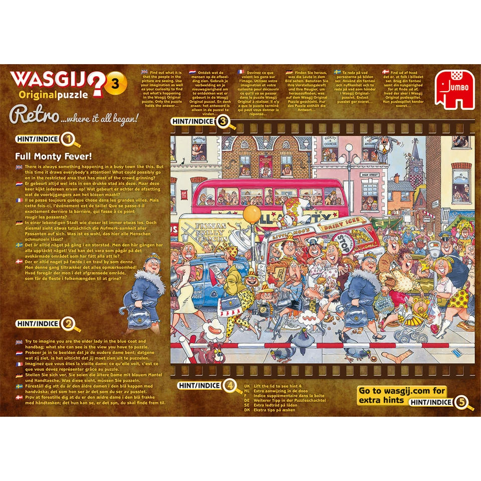 Jumbo Wasgij Retro Original 3 Puzzel Werk Aan De Weg - 1000 Stukjes 5 Jumbo Wasgij Retro Original 3 Puzzel Werk Aan De Weg - 1000 Stukjes - Afbeelding 5