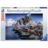 Ravensburger Puzzel Hamnoy Lofoten - 3000 Stukjes