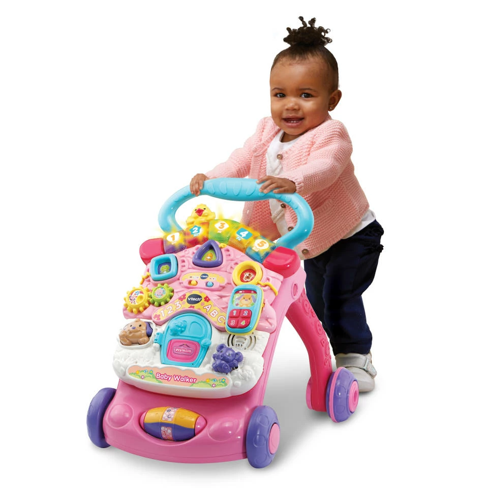 VTech Baby Loopwagen - Roze 2 VTech Baby Loopwagen - Roze - Afbeelding 2