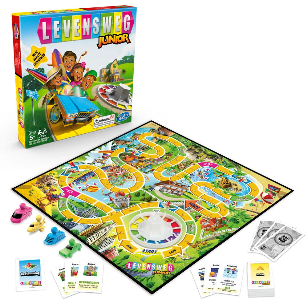 Hasbro Gaming Levensweg Junior 1 Hasbro Gaming Levensweg Junior