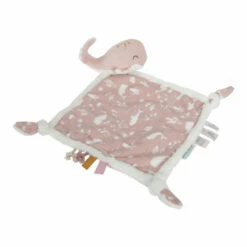 Little Dutch Walvis Knuffeldoek - Roze
