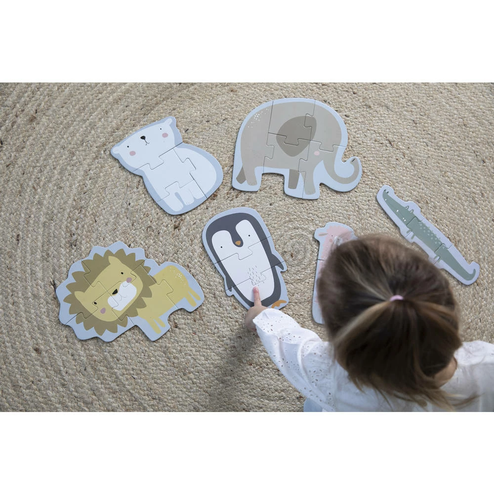 Little Dutch Dierentuindieren Puzzel 3 Little Dutch Dierentuindieren Puzzel - Afbeelding 3