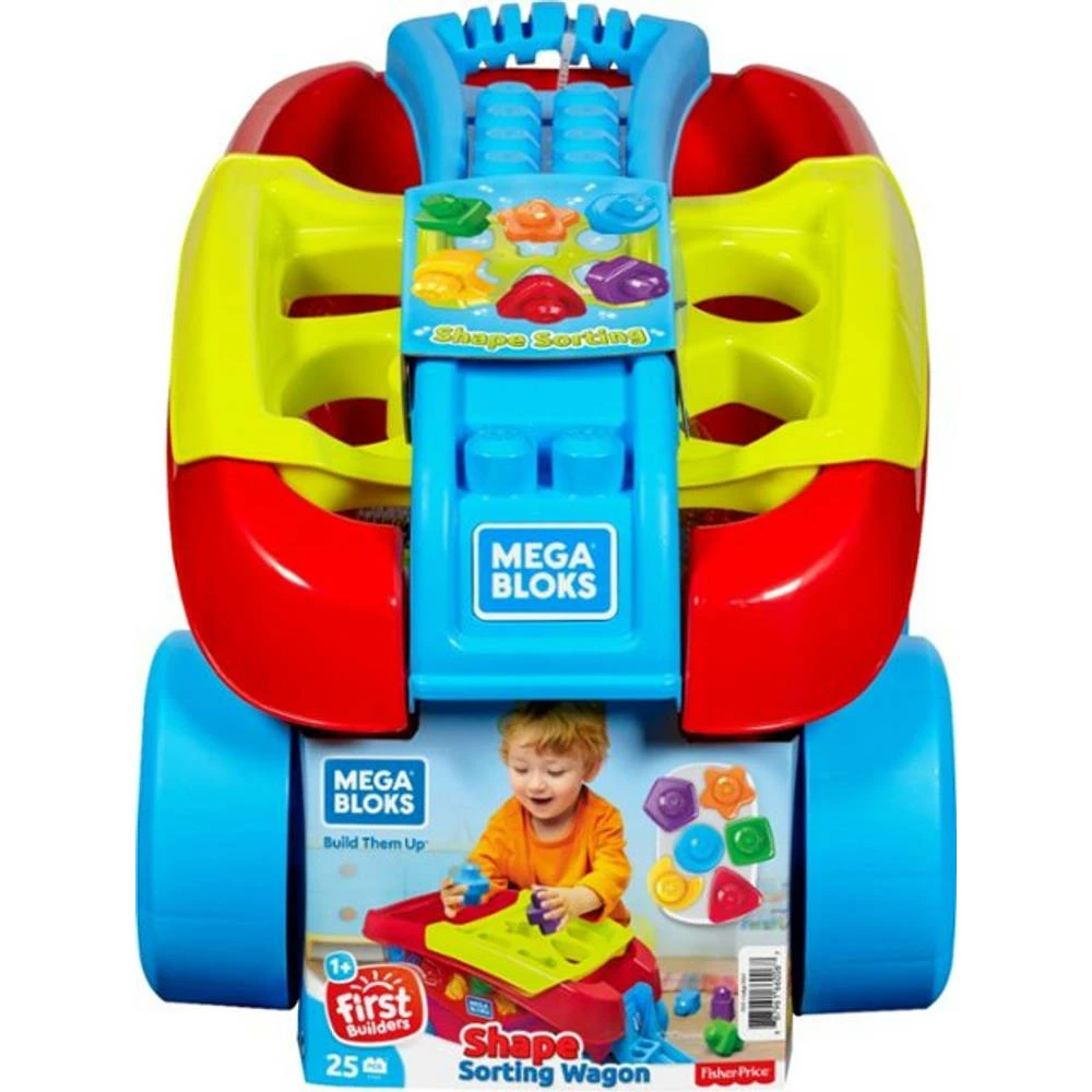 Mega Bloks Mijn Eerste Blokken Wagen Vormsorteerder 2 Mega Bloks Mijn Eerste Blokken Wagen Vormsorteerder - Afbeelding 2