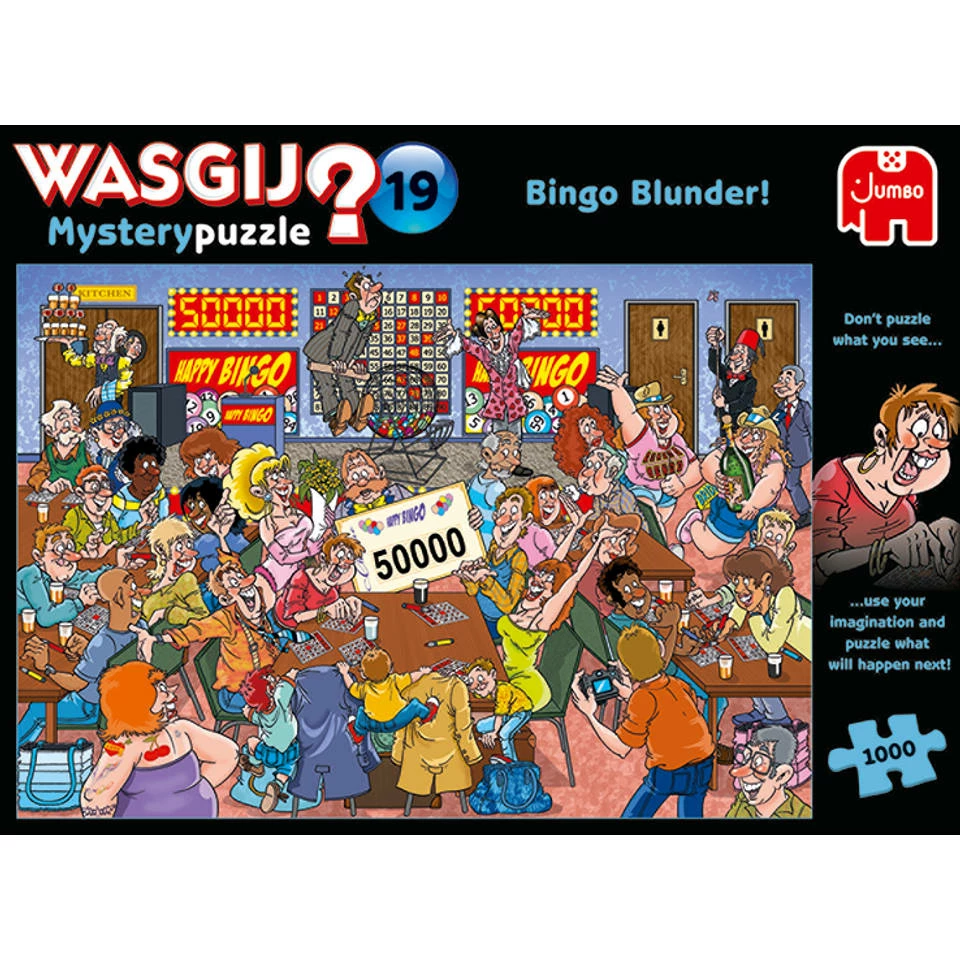 Jumbo Wasgij Mystery 19 Bingo Puzzel - 1000 Stukjes 2 Jumbo Wasgij Mystery 19 Bingo Puzzel - 1000 Stukjes - Afbeelding 2