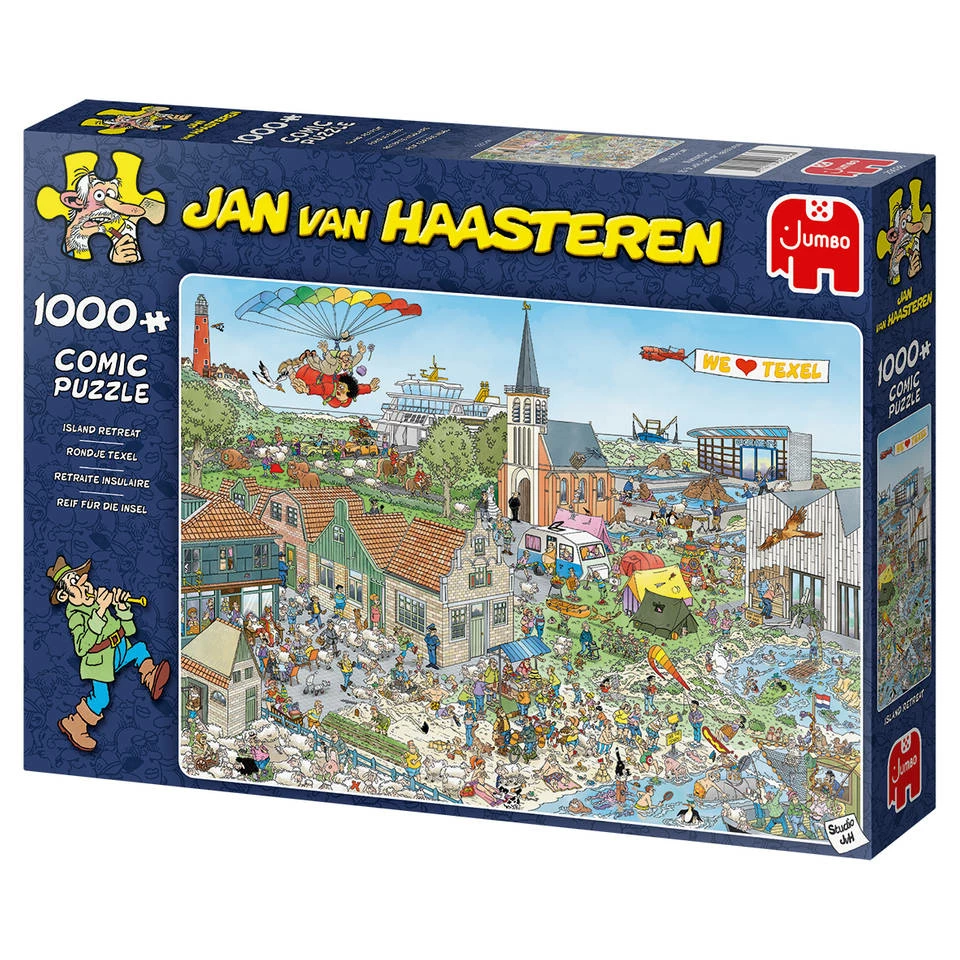 Jumbo Jan Van Haasteren Puzzel Texel - 1000 Stukjes 4 Jumbo Jan Van Haasteren Puzzel Texel - 1000 Stukjes - Afbeelding 4