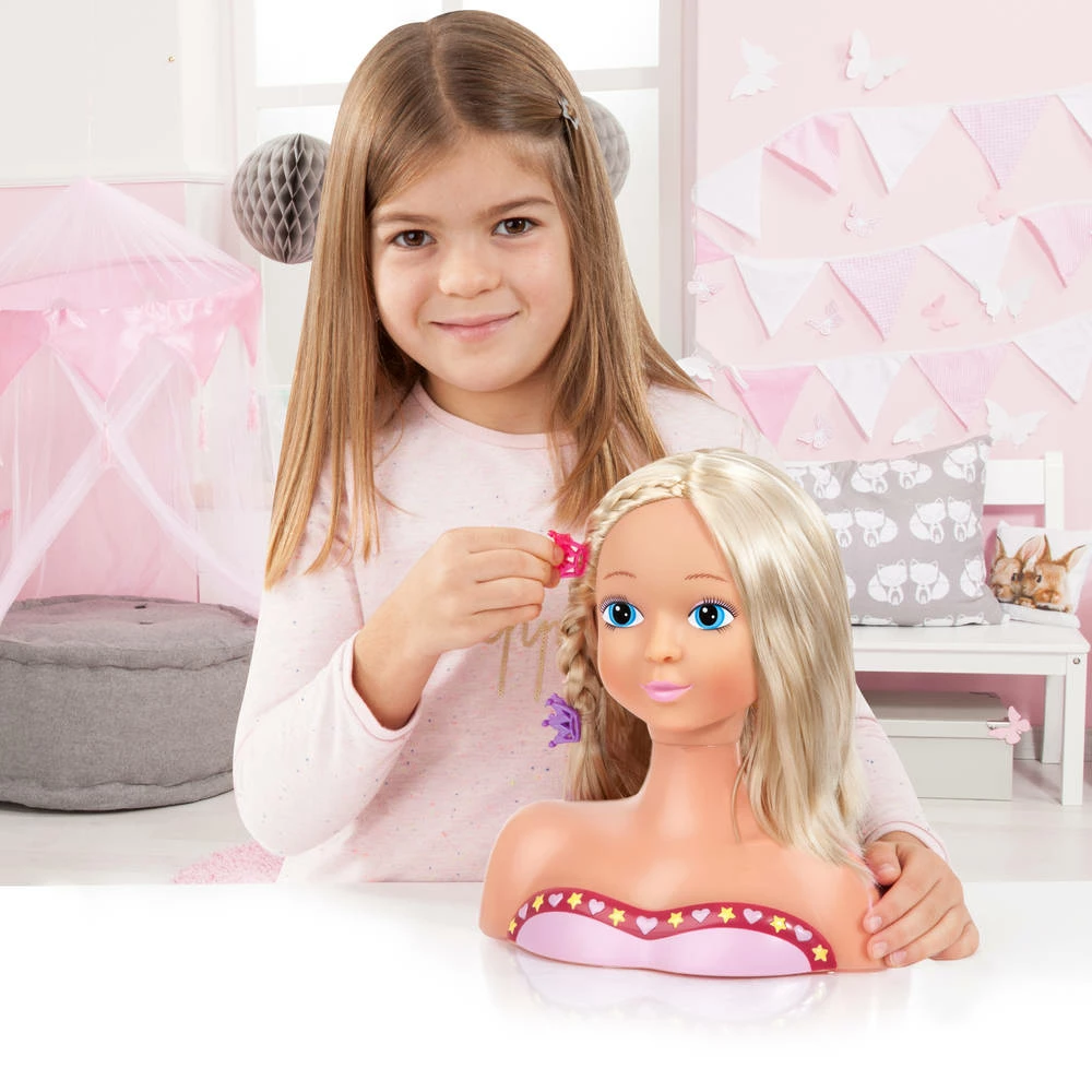 No Brand Kaphoofd Met Make-up - 27 Cm 5 No Brand Kaphoofd Met Make-up - 27 Cm - Afbeelding 5