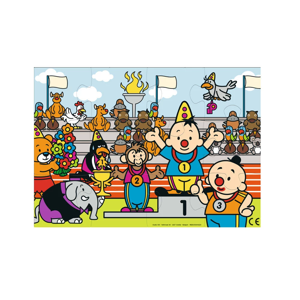 Bumba Puzzel Atleet - 12 Stukjes 3 Bumba Puzzel Atleet - 12 Stukjes - Afbeelding 3