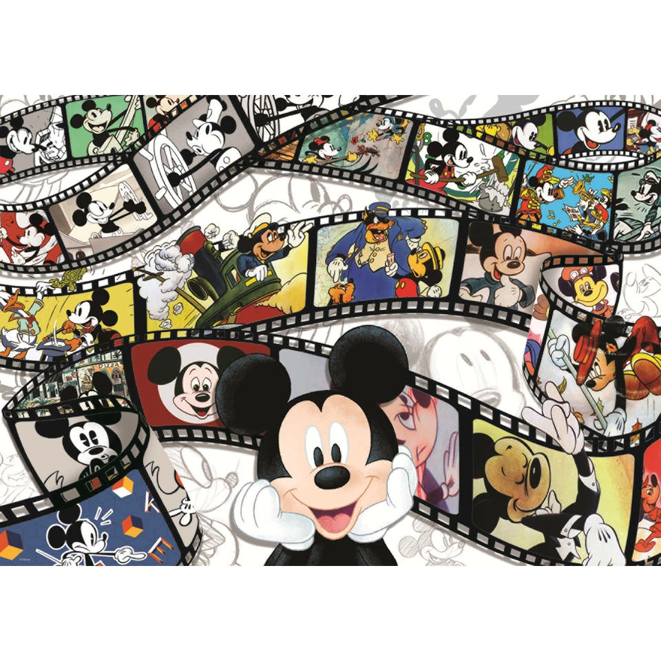 Jumbo Disney 90th Anniversary Mickey Mouse Legpuzzel - 1000 Stukjes 3 Jumbo Disney 90th Anniversary Mickey Mouse Legpuzzel - 1000 Stukjes - Afbeelding 3