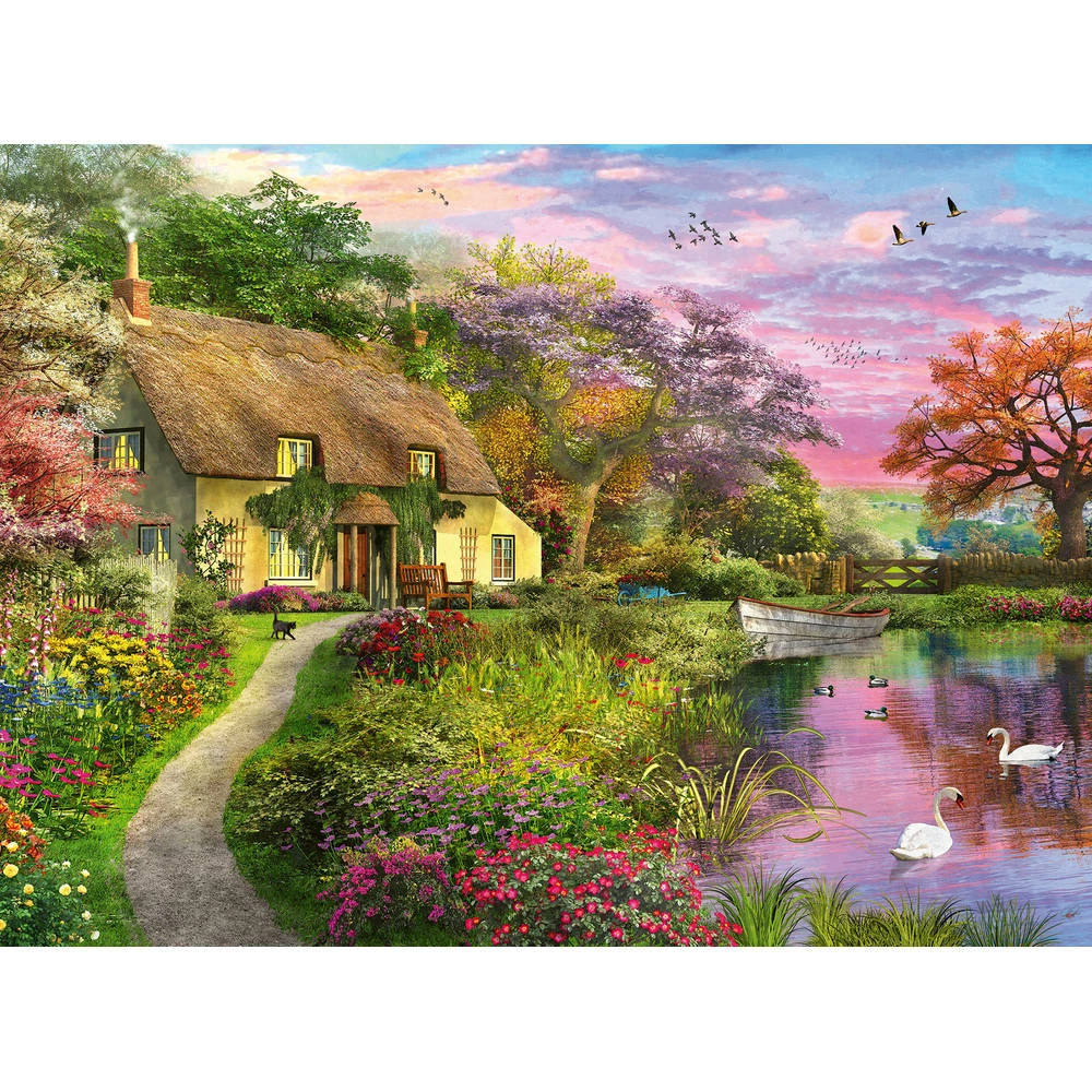 Ravensburger Puzzel Landhuis - 500 Stukjes 2 Ravensburger Puzzel Landhuis - 500 Stukjes - Afbeelding 2