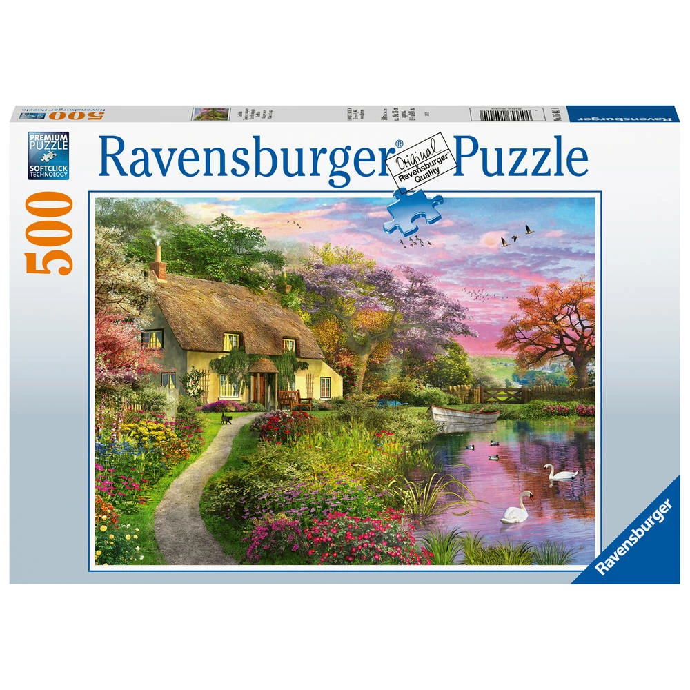 Ravensburger Puzzel Landhuis - 500 Stukjes 1 Ravensburger Puzzel Landhuis - 500 Stukjes