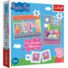 Trefl Peppa Pig 3-in-1 Set Puzzels + Memo - 30 + 48 Stukjes