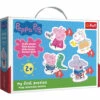 No Brand Mijn Eerste Puzzels Lovely Peppa Pig Puzzelset - 3 + 4 + 5 + 6 Stukjes