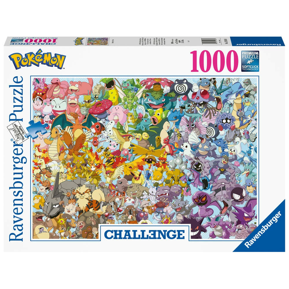 Ravensburger Puzzel Pokémon - 1000 Stukjes 1 Ravensburger Puzzel Pokémon - 1000 Stukjes