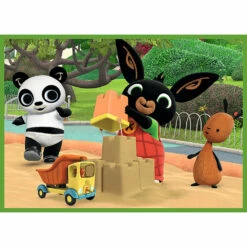 No Brand Bing 4-in-1 Puzzelset Bing Is Blij - 12 + 15 + 20 + 24 Stukjes -Speelgoed Verkoop 1984862 e348099e