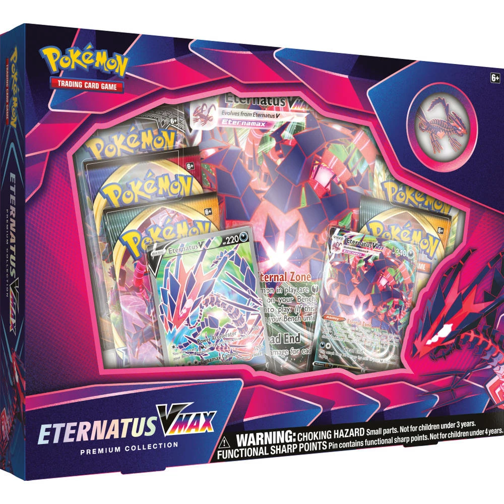 ASMODEE Pokémon TCG Eternatus VMAX Premium Collectie Box 1 ASMODEE Pokémon TCG Eternatus VMAX Premium Collectie Box