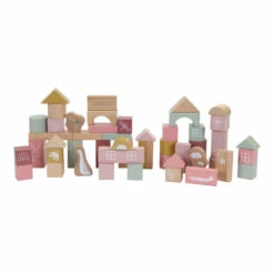 Little Dutch Houten Bouwblokken - Roze