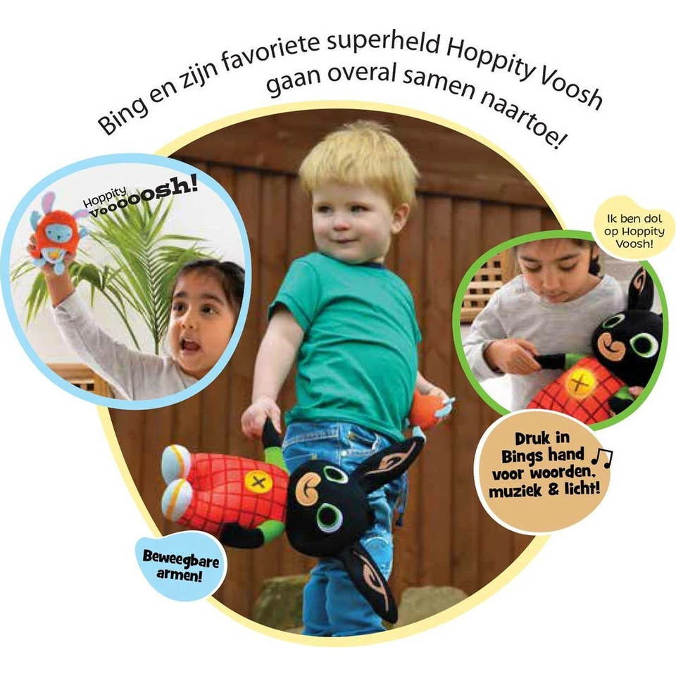 No Brand Pratende Bing En Hoppity Met Licht 6 No Brand Pratende Bing En Hoppity Met Licht - Afbeelding 6