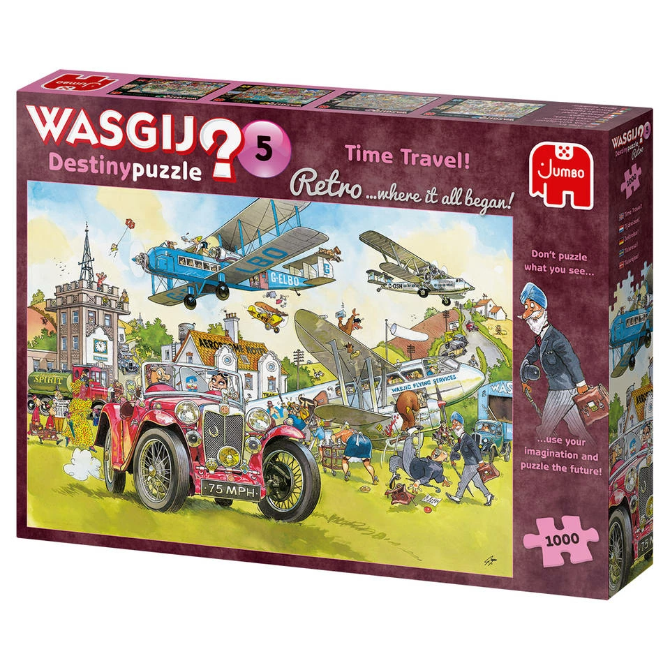 Jumbo Wasgij Retro Destiny 5 Puzzel Tijdreizen - 1000 Stukjes 3 Jumbo Wasgij Retro Destiny 5 Puzzel Tijdreizen - 1000 Stukjes - Afbeelding 3