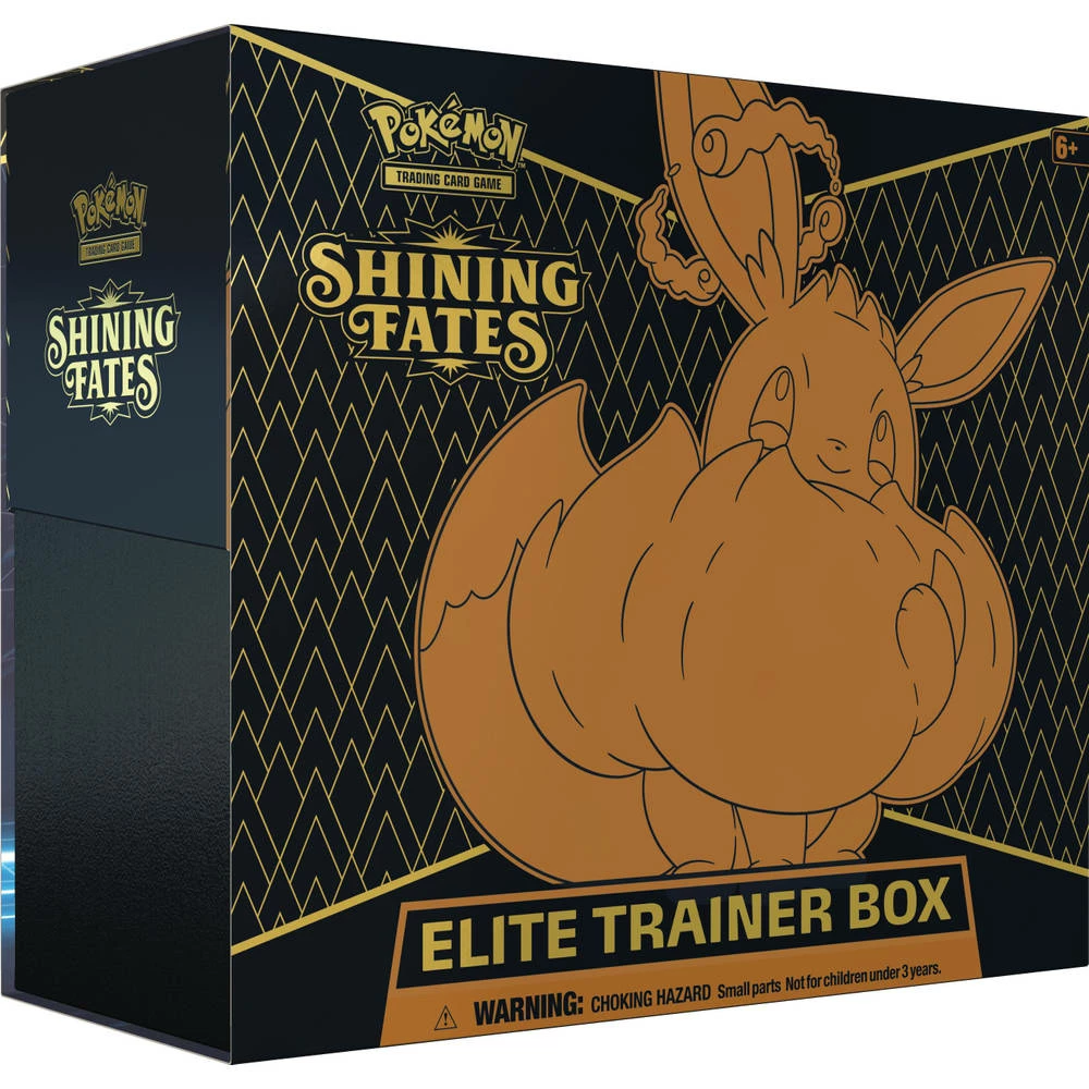 ASMODEE Pokémon Trading Card Game Shining Fates Elite Trainer Box 1 ASMODEE Pokémon Trading Card Game Shining Fates Elite Trainer Box