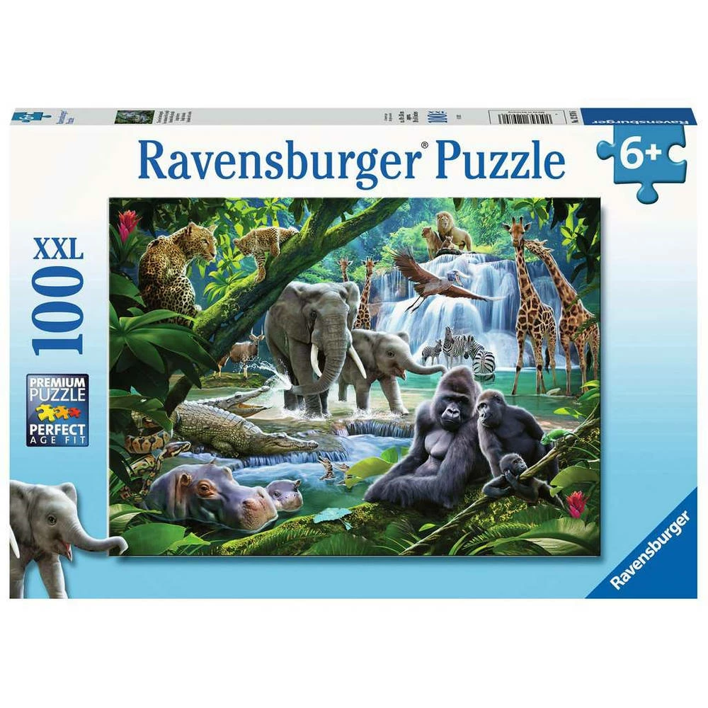 Ravensburger Puzzel Jungledieren - 100 Stukjes 1 Ravensburger Puzzel Jungledieren - 100 Stukjes