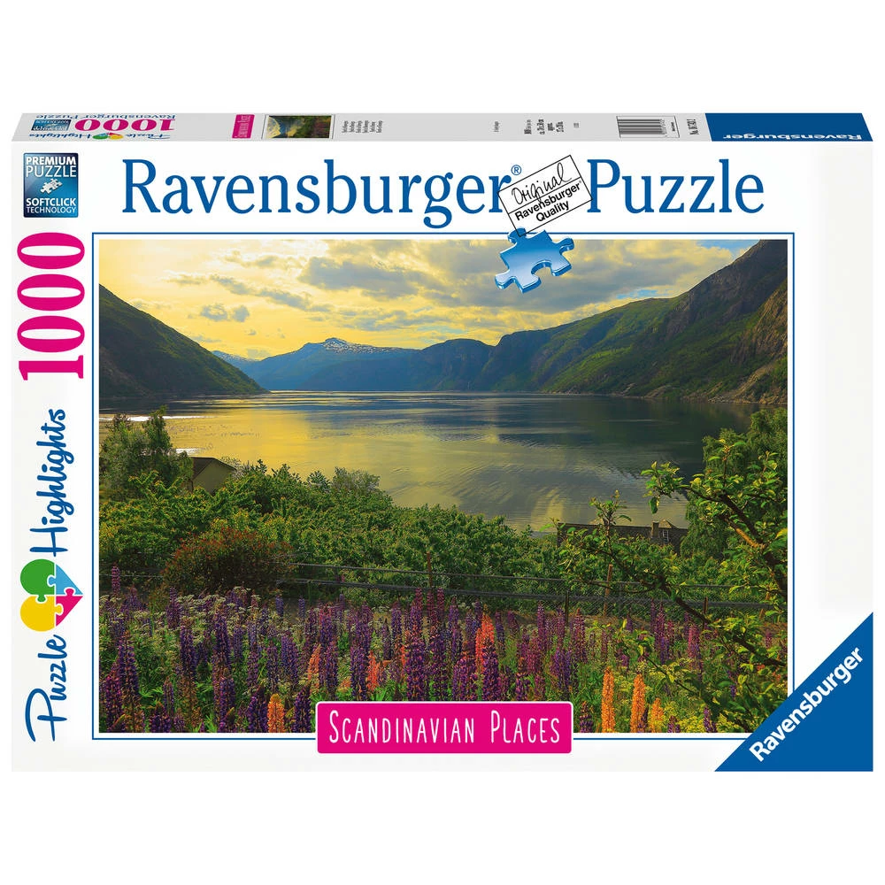 Ravensburger Puzzel Fjord In Noorwegen - 1000 Stukjes 1 Ravensburger Puzzel Fjord In Noorwegen - 1000 Stukjes