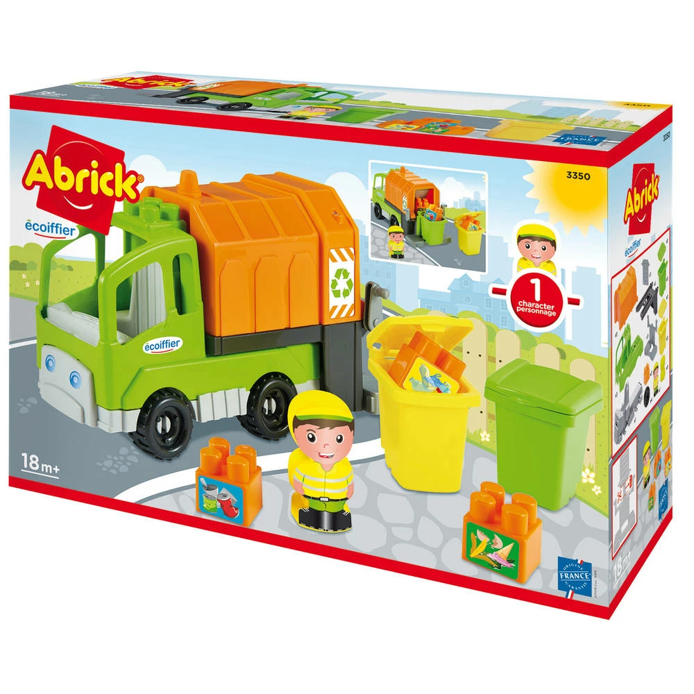 Abrick Vuilniswagenset 1 Abrick Vuilniswagenset