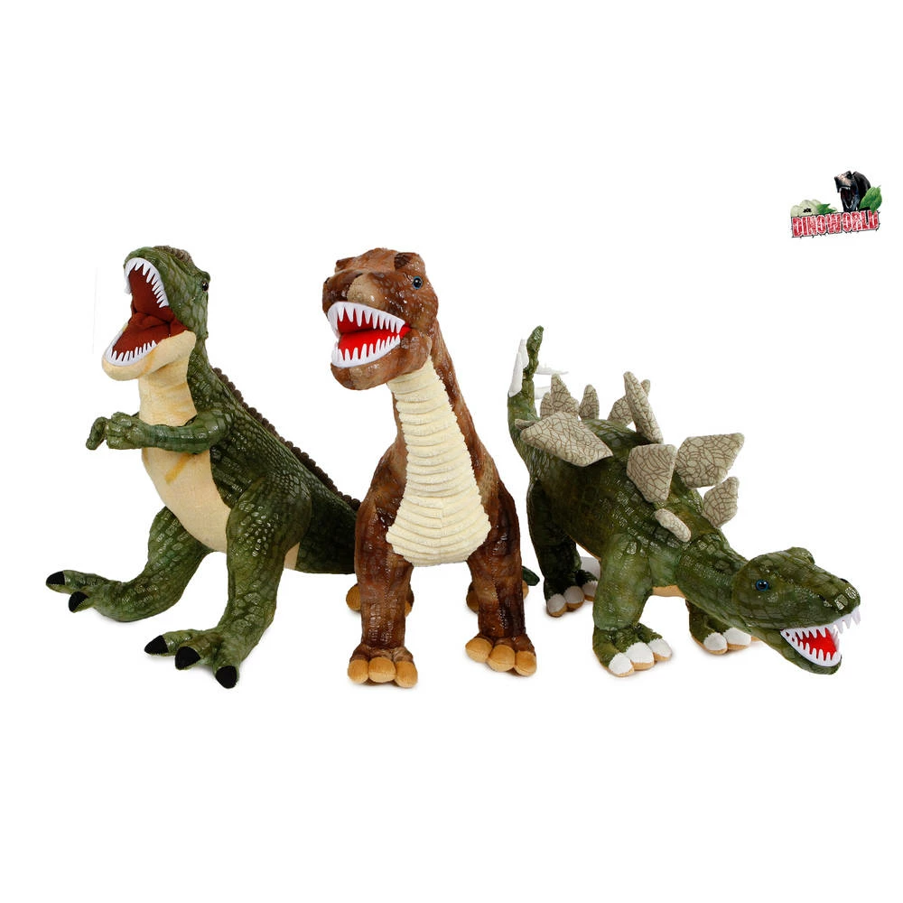 No Brand Dinoworld Pluche Dinosaurus 2 No Brand Dinoworld Pluche Dinosaurus - Afbeelding 2