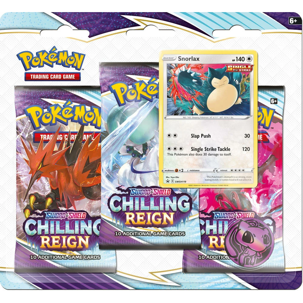 ASMODEE Pokémon TCG Sword & Shield Chilling Reign Boosterblister 1 ASMODEE Pokémon TCG Sword & Shield Chilling Reign Boosterblister