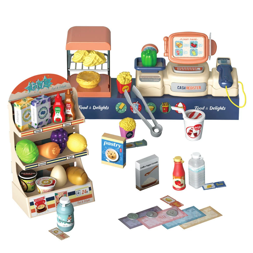 No Brand Speelgoed Supermarkt - 42-delig 1 No Brand Speelgoed Supermarkt - 42-delig