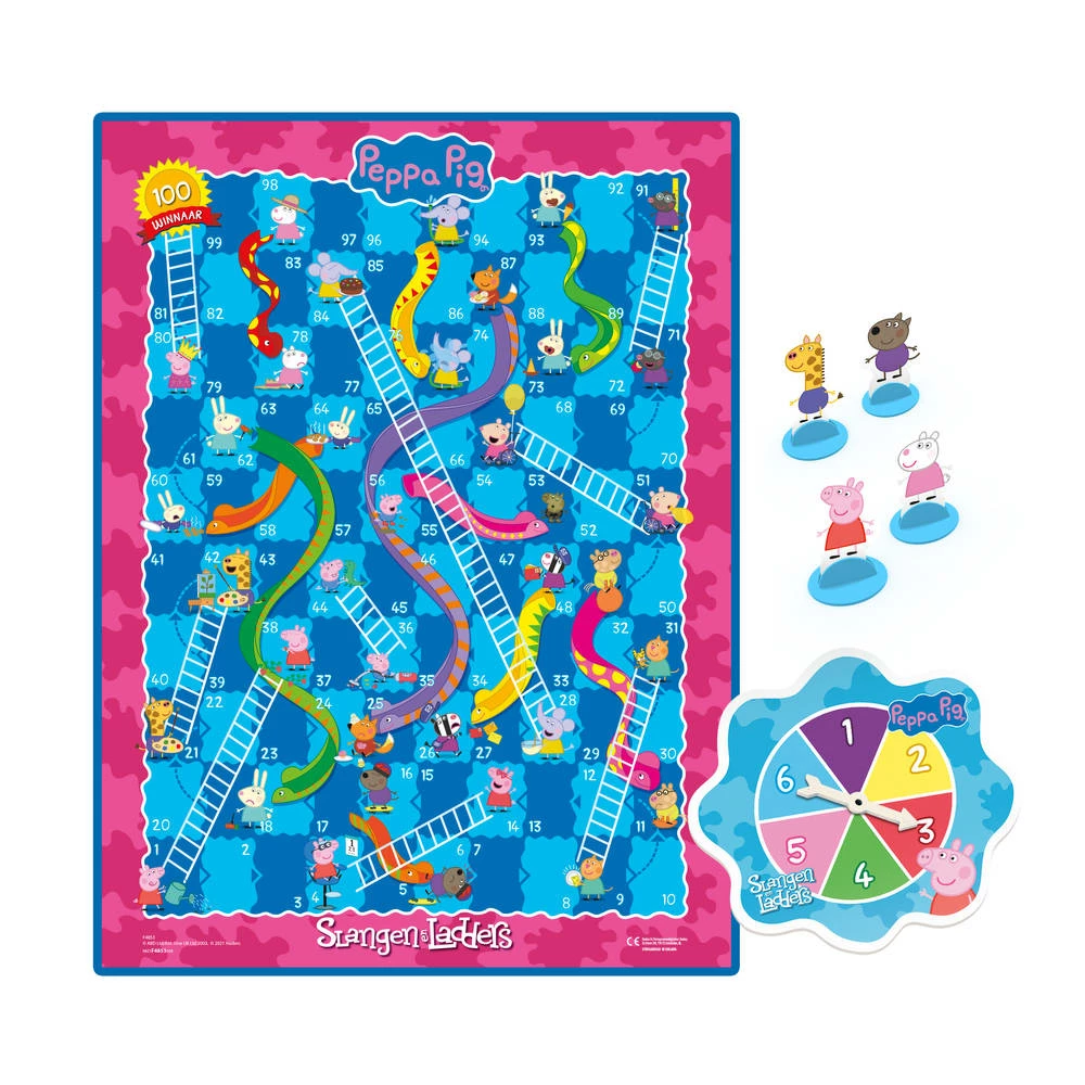 Hasbro Gaming Peppa Pig Slangen En Ladders 3 Hasbro Gaming Peppa Pig Slangen En Ladders - Afbeelding 3