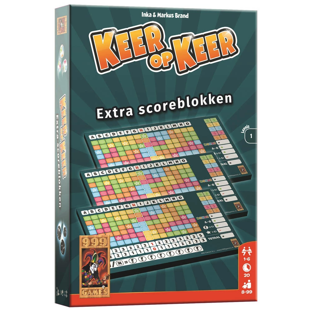 999 Games Scoreblokken Keer Op Keer Drie Stuks Level 1 2 999 Games Scoreblokken Keer Op Keer Drie Stuks Level 1 - Afbeelding 2