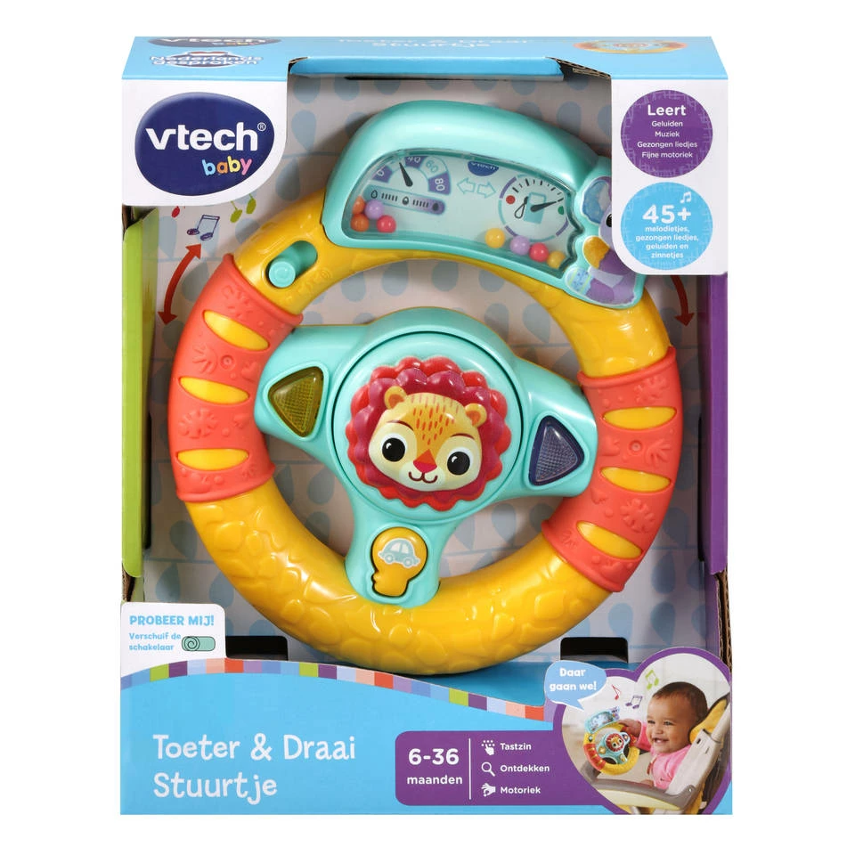 VTech Baby Toeter En Draai Stuurtje 2 VTech Baby Toeter En Draai Stuurtje - Afbeelding 2
