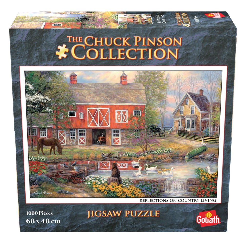 Goliath Chuck Pinson Puzzel Reflections On Country Living - 1000 Stukjes 2 Goliath Chuck Pinson Puzzel Reflections On Country Living - 1000 Stukjes - Afbeelding 2