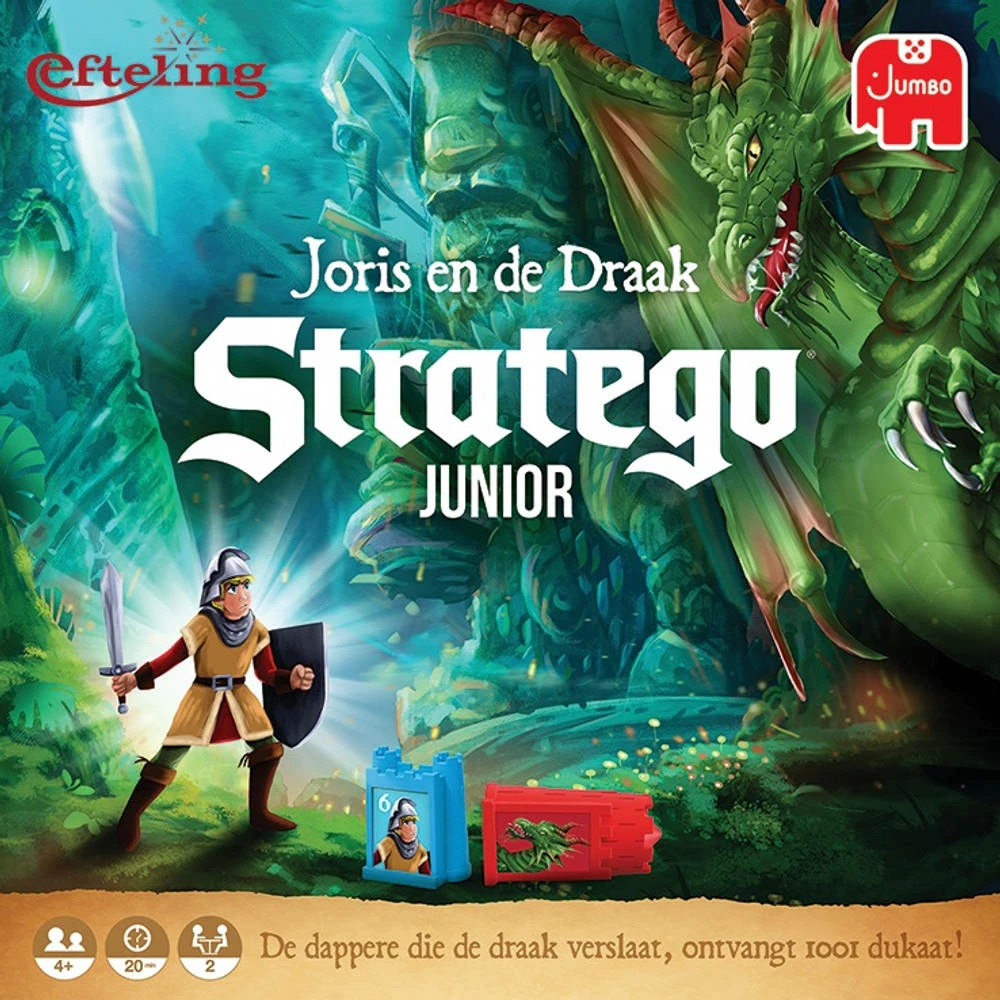 Jumbo Efteling Stratego Junior Joris En De Draak 2 Jumbo Efteling Stratego Junior Joris En De Draak - Afbeelding 2