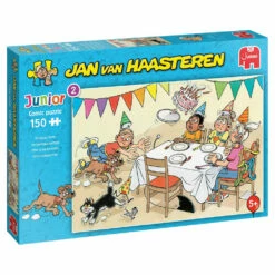 Jumbo Jan Van Haasteren Junior Puzzel Verjaardagspartijtje - 150 Stukjes