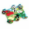 Woodlets Touch & Feel Houten Puzzel Boerderij