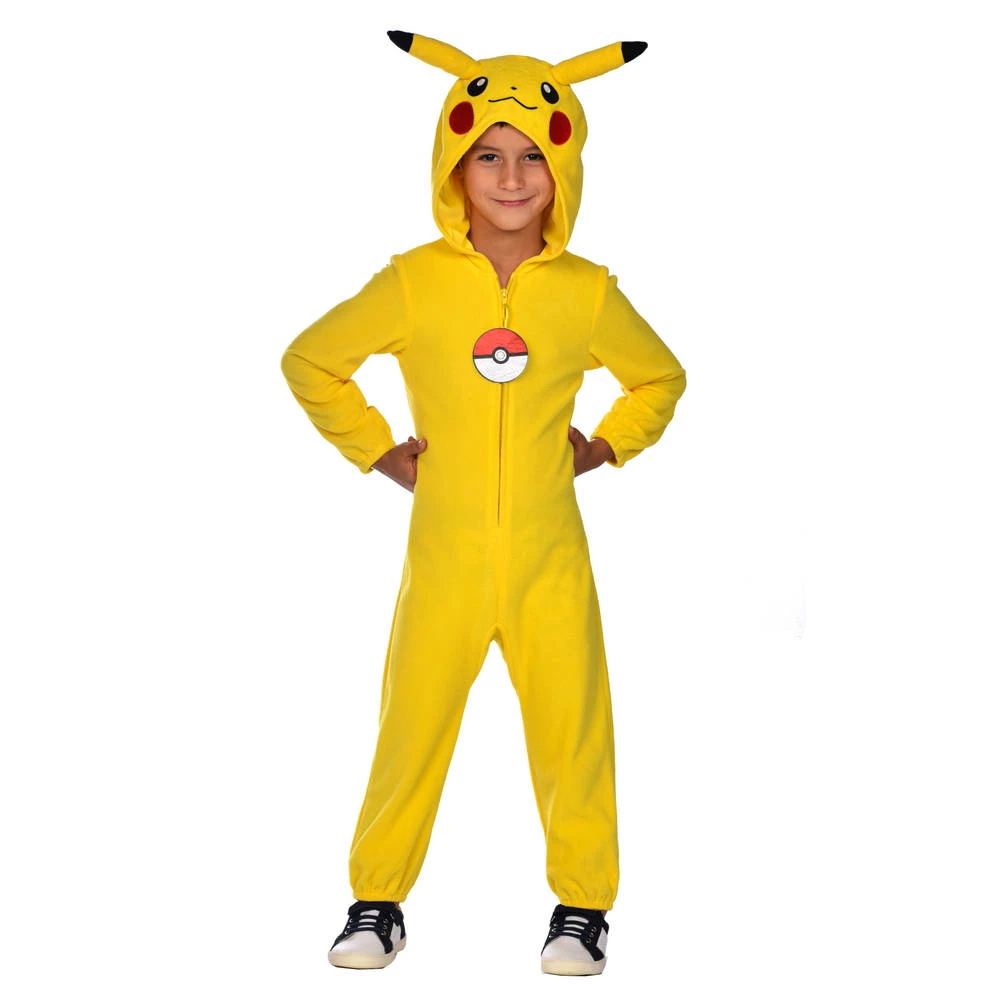 No Brand Pikachu Onesie Kostuum 4 - 6 Jaar 1 No Brand Pikachu Onesie Kostuum 4 - 6 Jaar